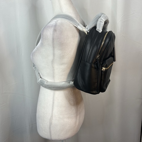 Cole Hann Black Grand Ambition Mini Backpack with Gold Hardware- NWT main image 13